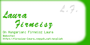 laura firneisz business card